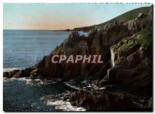 Moderne Karte Le Trayas Rochers de L&#39Esterel