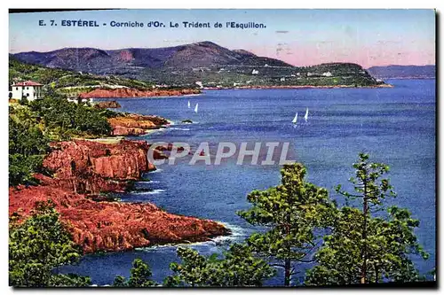 Cartes postales Esterel Corniche d&#39Or Le trident de L&#39Esquillon