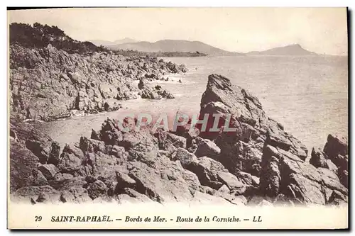 Ansichtskarte AK Saint Raphael Bords de Mer Route de la Corniche