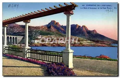 Cartes postales Corniche de l'Esterel La Baie d'Antheor et le Cap Roux