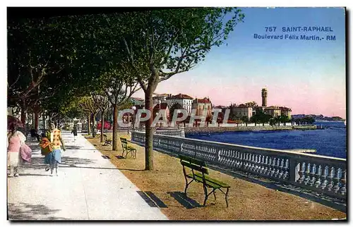 Cartes postales Saint Raphael Boulevard Felix Martin