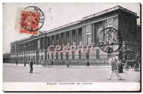 Cartes postales Tour Paris Colonnade Du Louvre