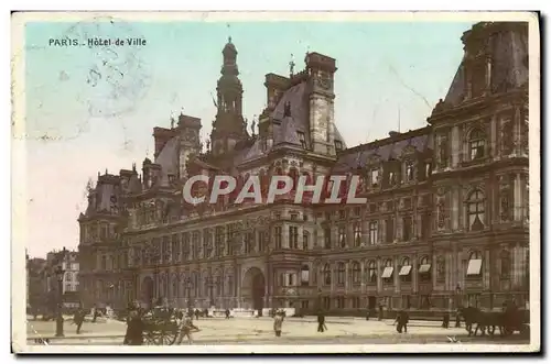 Cartes postales Paris Hotel de Ville