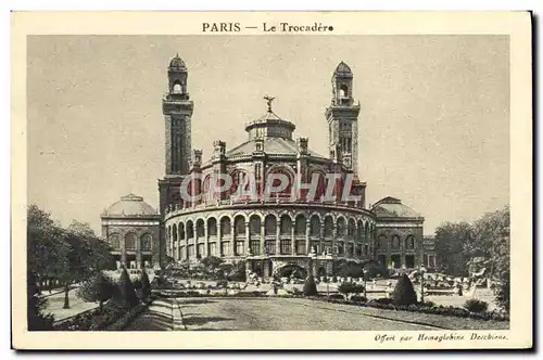 Cartes postales Paris Le Trocadero