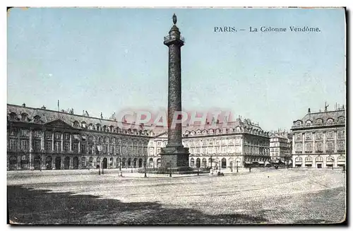 Cartes postales Paris La Colonne Vendome