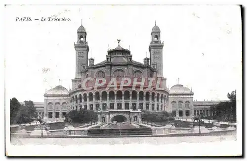 Cartes postales Paris Le Trocadero