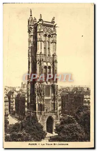 Cartes postales Paris La Tour St Jacques