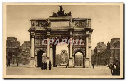 Cartes postales Paris L&#39Arc de Triomphe du Carrousel