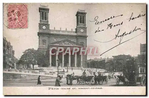 Cartes postales Paris Eglise St Vincent De Paul