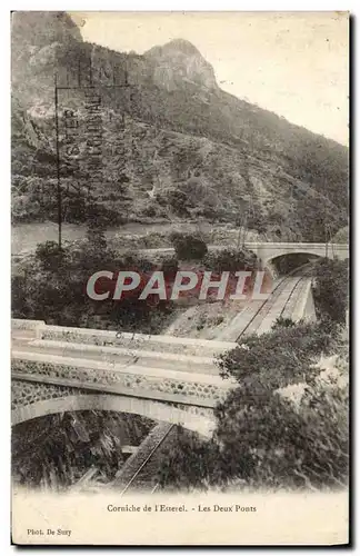 Cartes postales Corniche de L&#39Esterel Les deux ponts