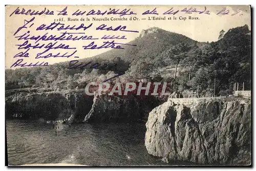 Cartes postales Route de la Nouvelle Corniche d'Or L'Esterel et le Cap Roux