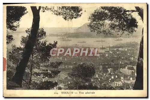 Cartes postales Toulon Vue Generale