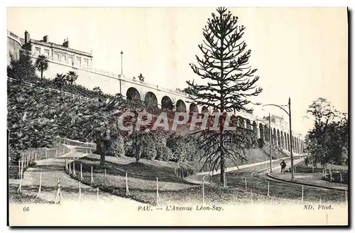 Cartes postales Pau L'Avenue Leon Say