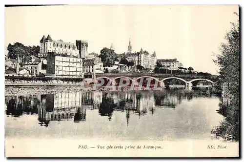 Cartes postales Pau Vue Generale Prise de Jurancon