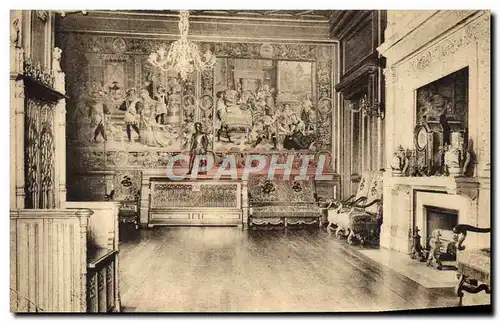 Ansichtskarte AK Pau Chateau Henri IV Chambre du Souvenir dite Henri D&#39Albret