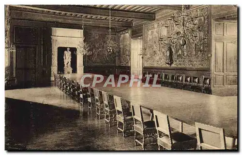 Cartes postales Pau Chateau Henri IV Salle a Manger et Statue de Henri IV