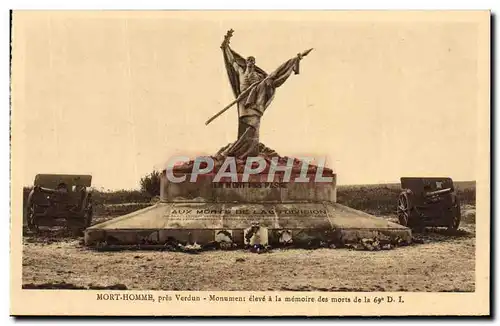 Ansichtskarte AK Mort Homme Pres Verdun Militaria