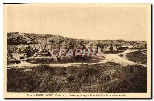 Cartes postales Fort de Douaumont Militaria