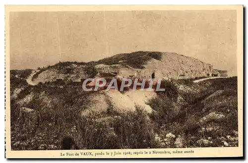 Cartes postales Le fort de Vaux Militaria