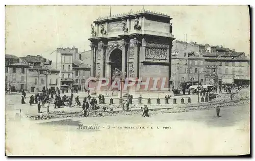 Cartes postales Marseille La porte d&#39Aix