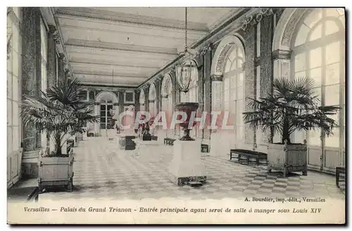Ansichtskarte AK Chateau De Versailles Palais du Grand Trianon Entree Principale Salle a manger