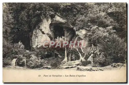 Cartes postales Parc De Versailles Les Bains D&#39Apollon