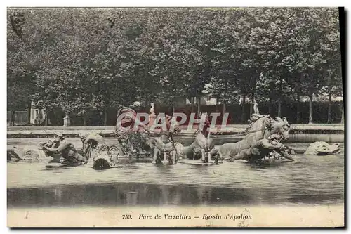 Cartes postales Parc De Versailles Bassins D&#39Apollon