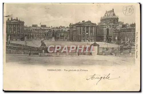 Cartes postales Palais De Versailles Vue Generale du Chateau