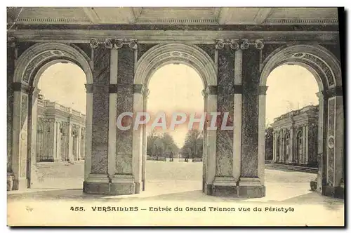 Ansichtskarte AK Chateau De Versailles Entree du Grand Trianon Vue Du Peristyle