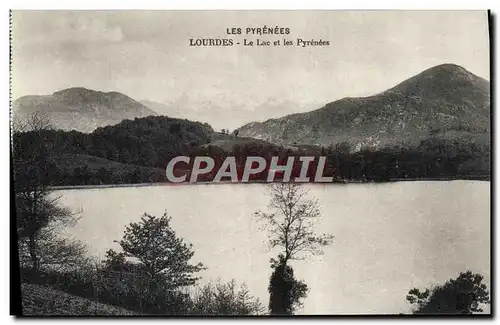 Cartes postales Lourdes Le Lac et les Pyrenees