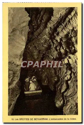 Cartes postales Les Grottes De Betharram L'embarcadere de la Riviere