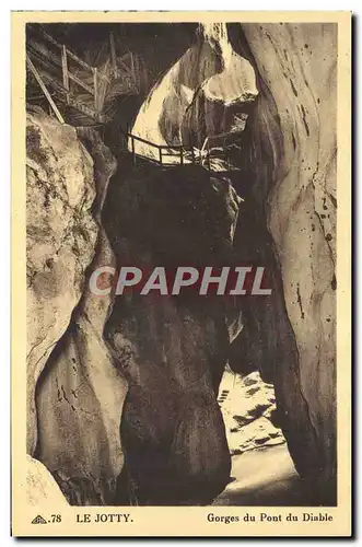 Cartes postales Le Jotty Gorges du Pont du Diable