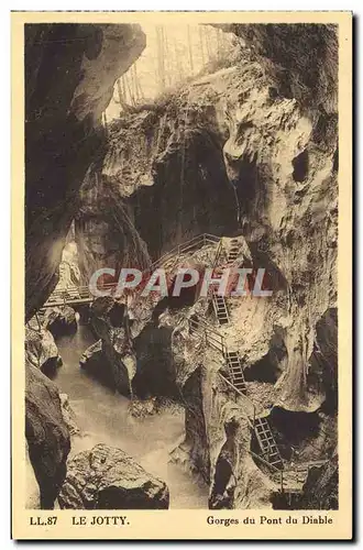 Cartes postales Le Jotty Gorges du Pont du Diable