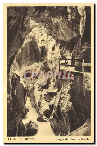 Cartes postales Le Jotty Gorges du Pont du Diable