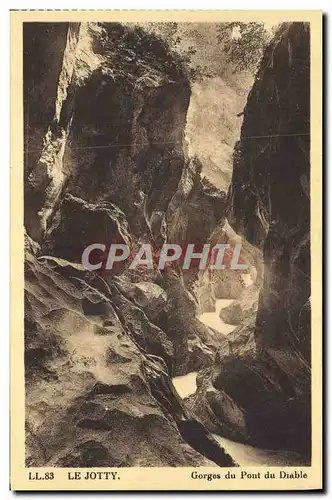 Cartes postales Le Jotty Gorges du Pont du Diable