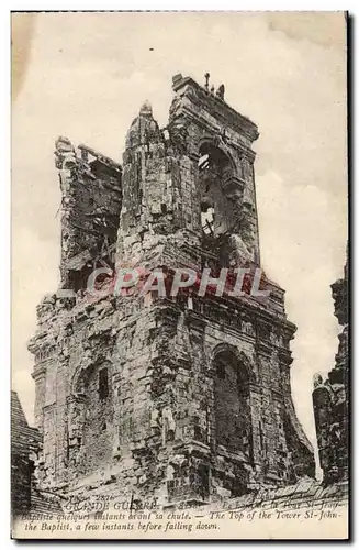 Ansichtskarte AK Arras Le haut de la Tour St Jean Baptiste Militaria