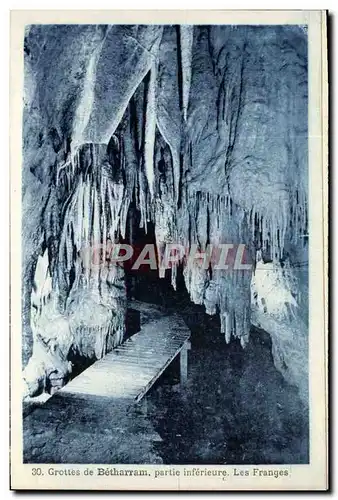 Ansichtskarte AK Grottes de Betharram Partie Inferieure Les franges