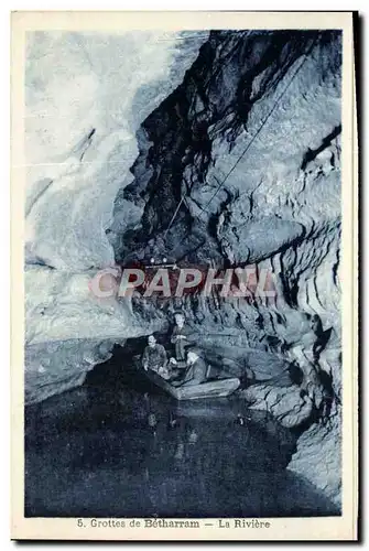 Cartes postales Grottes de Betharram Partie Inferieure La riviere