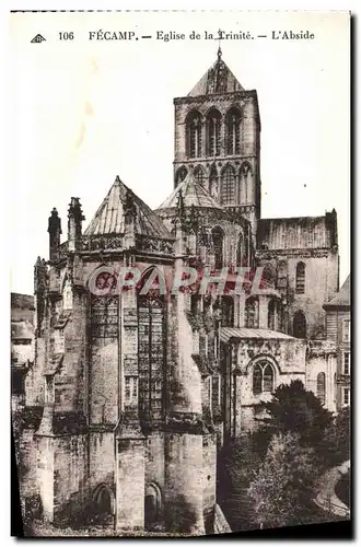 Cartes postales Fecamp Eglise de la Trinite L&#39abside