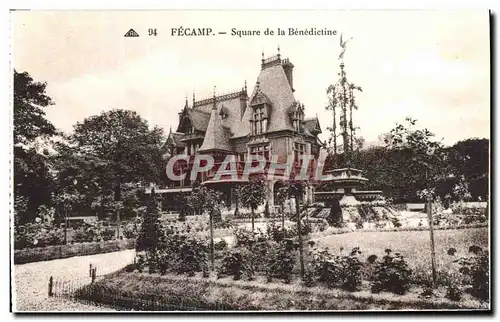 Cartes postales Fecamp Square de la Benedictine