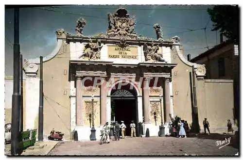 Cartes postales moderne Toulon Arsenal Maritime Porte Principale Militaria