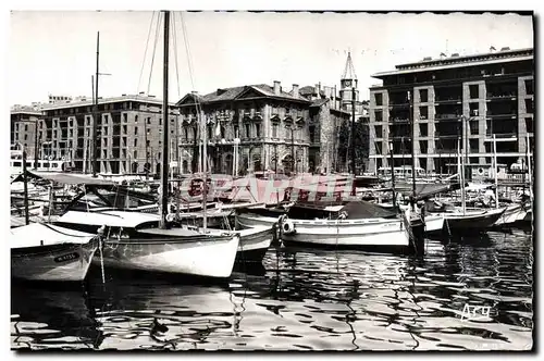 Cartes postales moderne Marseille Le Port et la Mairie Bateaux