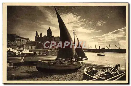 Cartes postales Saint Raphael Le Port et Notre Dame de la Victoire Bateau