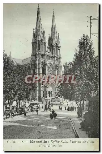 Cartes postales Marseille Eglise Saint Vincent de Paul Les Reformes