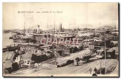 Cartes postales Marseille La Joliette Et Les Quais