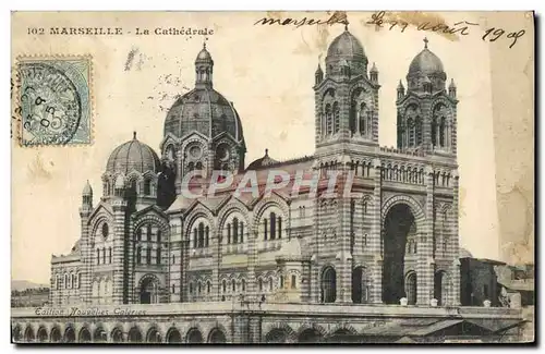 Cartes postales Marseille La Cathedrale