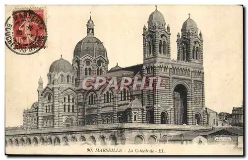 Cartes postales Marseille La Cathedrale