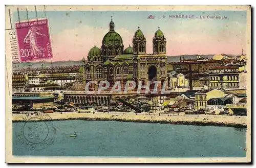 Cartes postales Marseille La Cathedrale