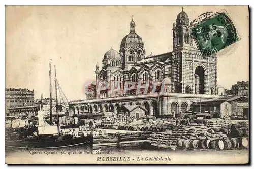 Cartes postales Marseille La Cathedrale