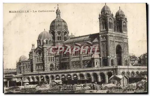 Cartes postales Marseille La Cathedrale